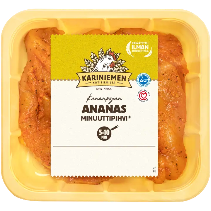 Kariniemen Kananpojan Minuuttipihvi® Ananas 350 g