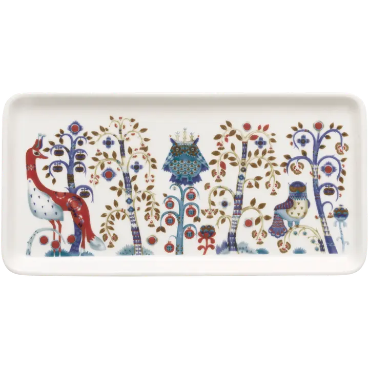 Iittala Taika lautanen suorakaide 12x24cm valk.