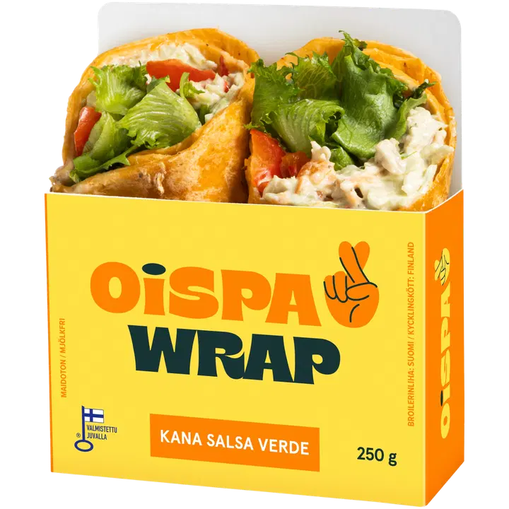 Oispa wrap kana-salsa verde 250g