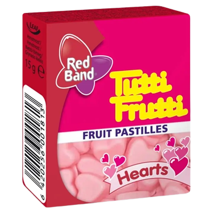 Tutti-Frutti Hearts pastillid 15 g
