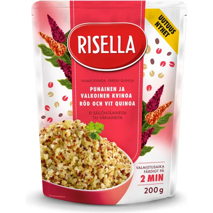 Risella valmis punainen & valkoinen kvinoaseos 200g