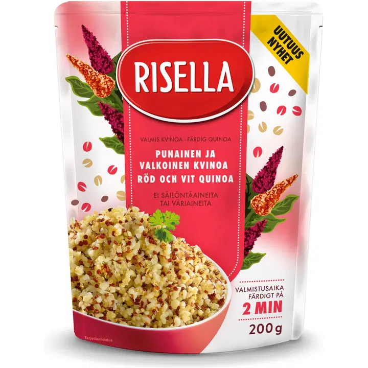 Risella valmis punainen & valkoinen kvinoaseos 200g