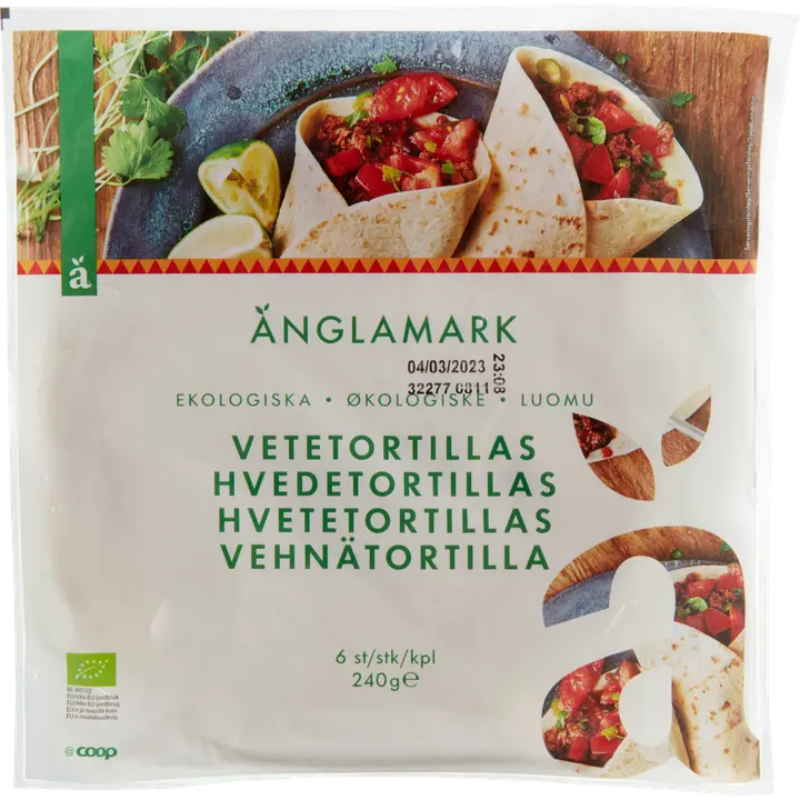 ÄNGLAMARK mahenisutortiljad 6 tk ,240 g