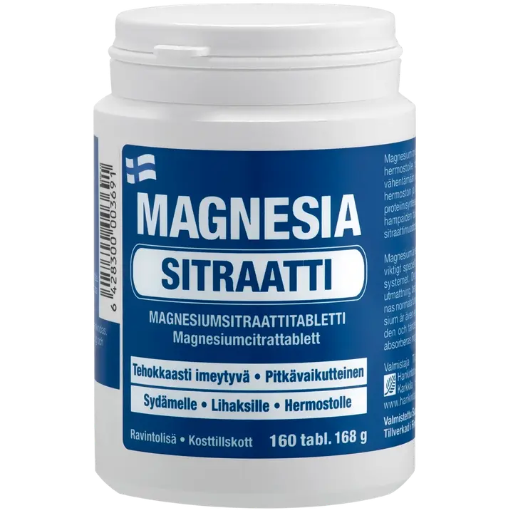 Magnesia magneesiumi tabletid 160 tk 168 g