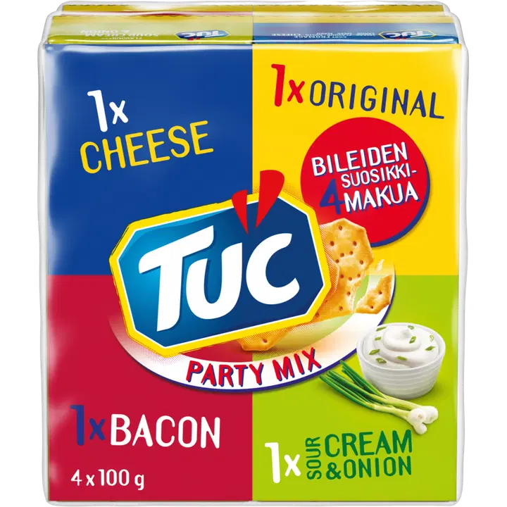 TUC Party Mix suolakeksi 400g