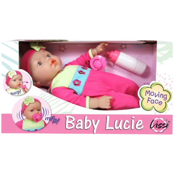 38 cm liikuv nägu beebi lucie