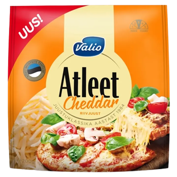 Valio Atleet Cheddari riivjuust, 200 g
