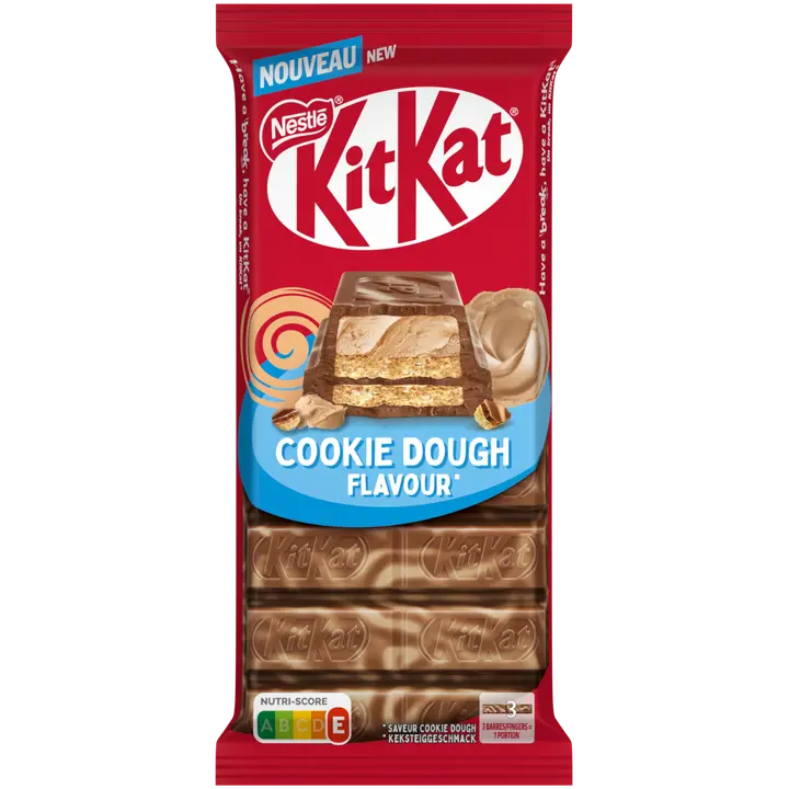 KitKat Cookie Dough vahvlibatoon täidisega 99g