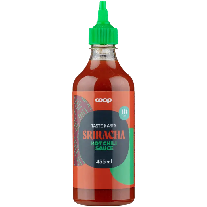 Coop Taste of Asia Sriracha Hot Chili kastike 455 ml