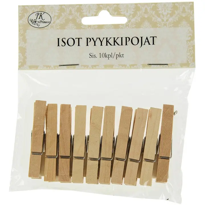J.K. Primeco isot pyykkipojat 10kpl/pss