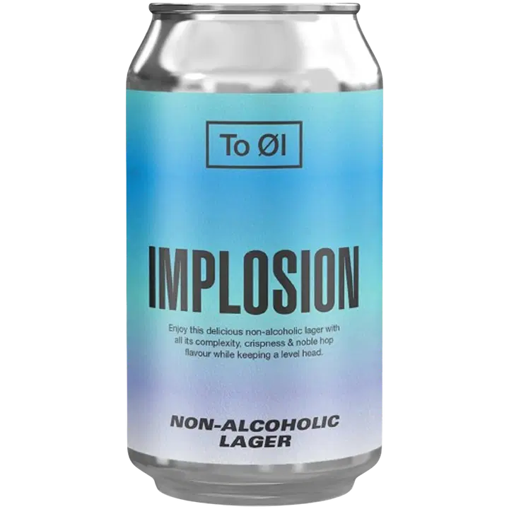 To Öl Implosion Lager non-alcoholic beer 0,5% 0,33l alkoholiton oluttölkki