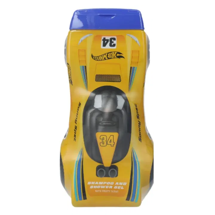 Mattel Hot Wheels Assortment 2ass Shampoo and Shower Gel 300ml 2D Car