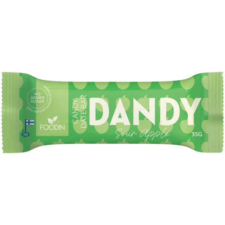 Foodin Dandy datlibatoon Hapukas Õun 35g