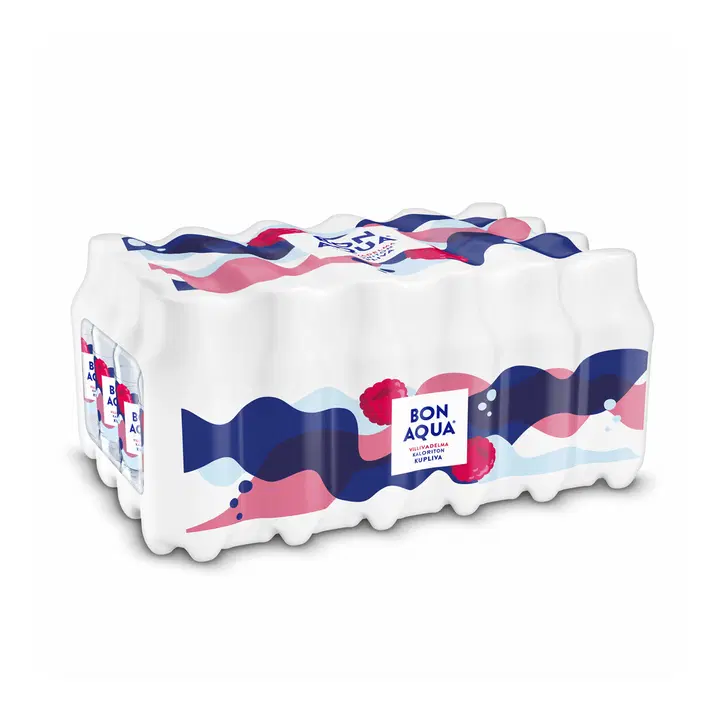 24-pack Bonaqua Villivadelma 0,33 l muovipullo Hiilihapotettu juoma