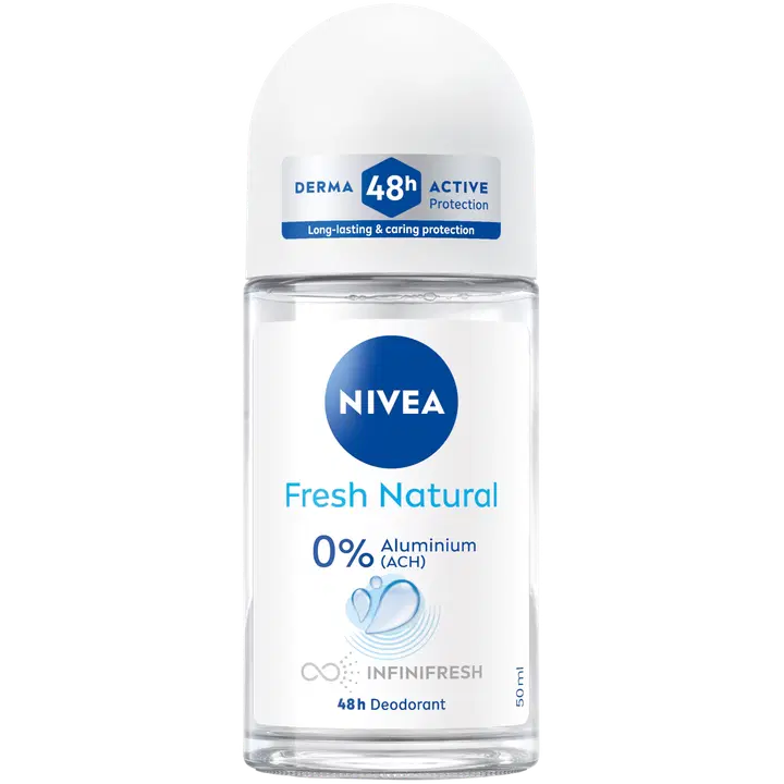 NIVEA 50ml Fresh Natural Deo Alufree Roll-on -deodorantti