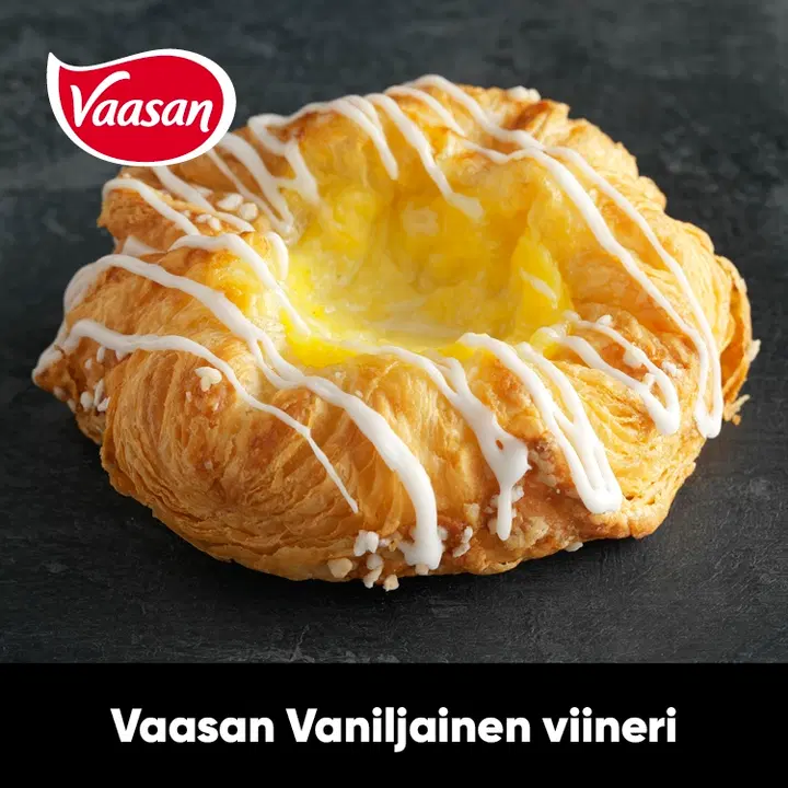 Lantmännen Vaniljainen viineri 80g/80g pakaste