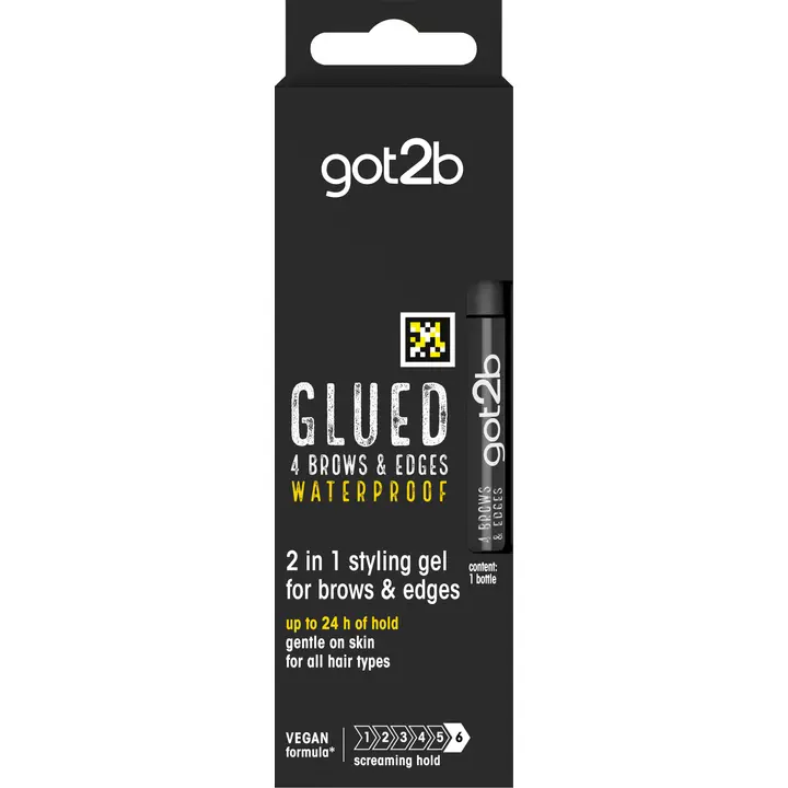 Juuksegeel Got2b Glued kulmudele ja lahtistele juustele veekindel 16ml