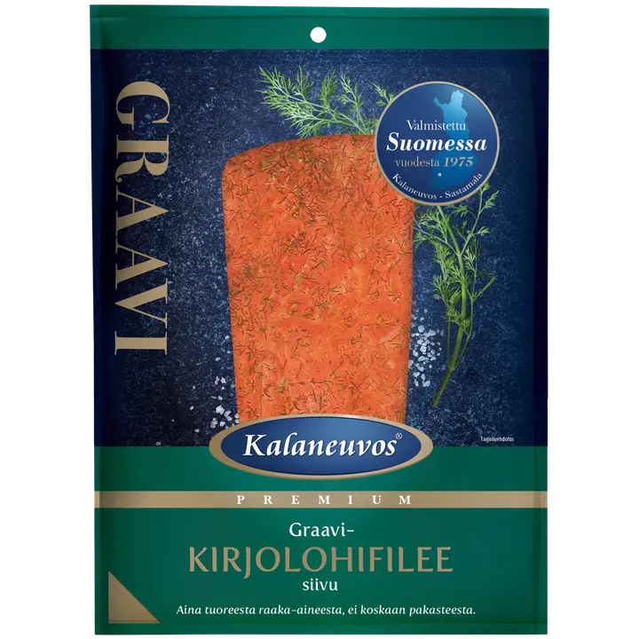 Kalaneuvos Graavikirjolohifilee siivu 150g