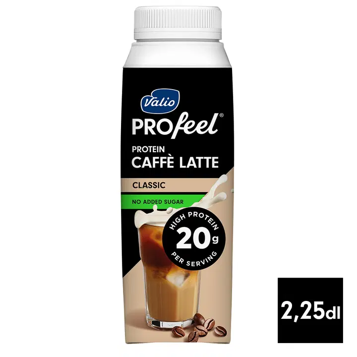 Valio PROfeel® protein caffè latte 225 ml classic laktoositon