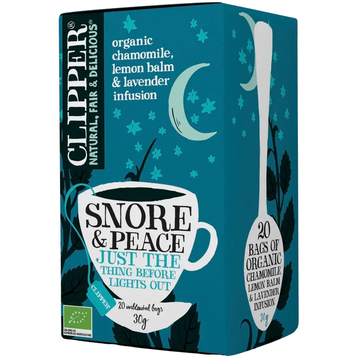 Clipper Luomu Snore & Peace yrttihauduke 20ps / 30g