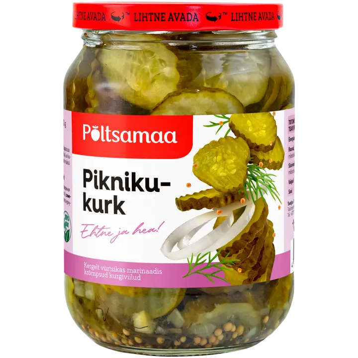 Põltsamaa piknikukurk (viil) 680g
