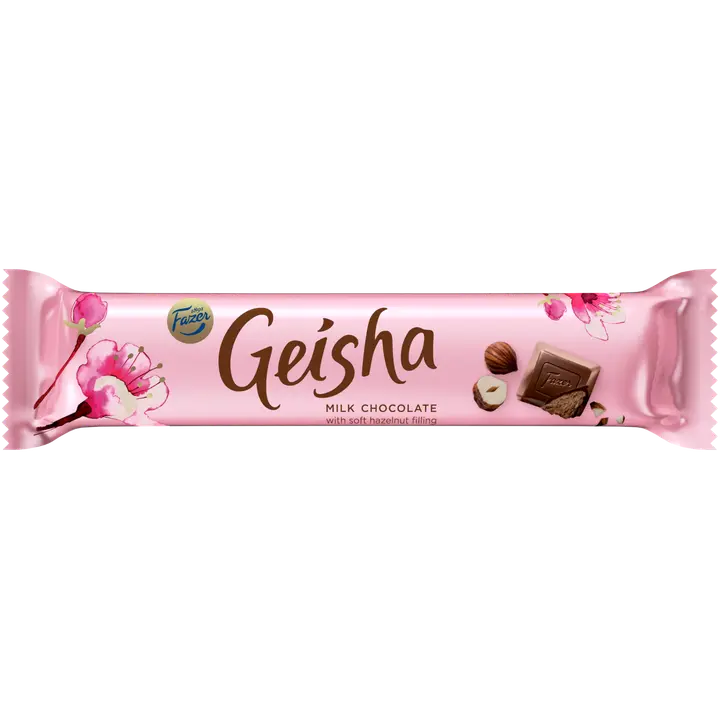 Fazer Geisha hasselpähkinänougat suklaapatukka 37g