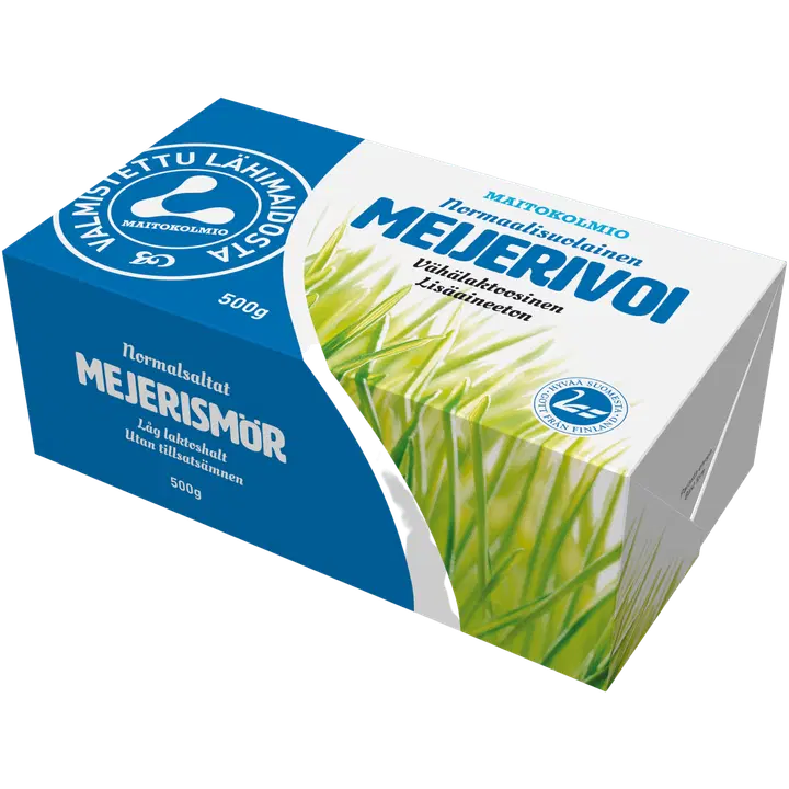 Maitokolmio normaalisuolainen meijerivoi 500g