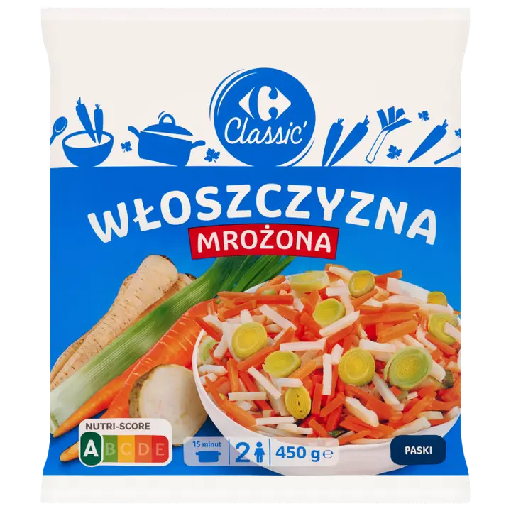 Carrefour Classic külmutatud supiköögiviljad 450 g