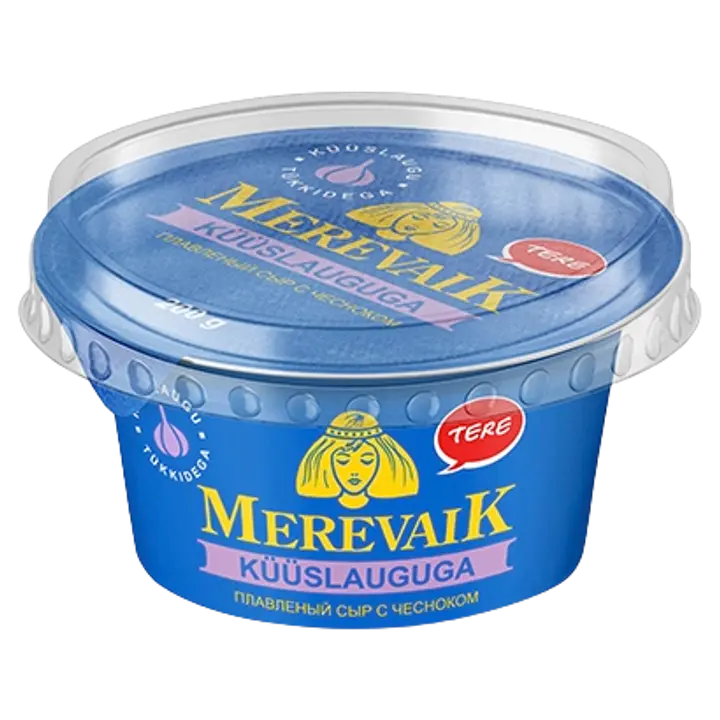 Merevaik sulatatud juust küüslauguga 200 g