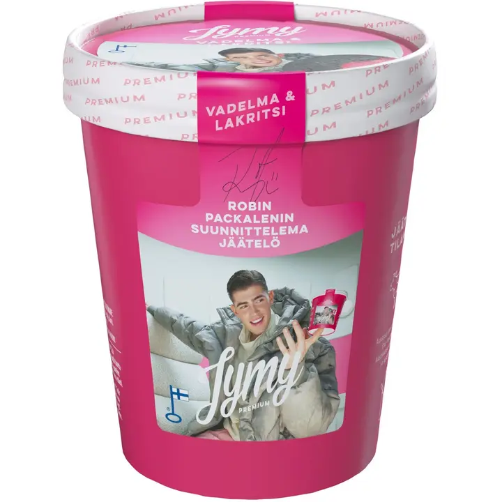 Jymy Vadelma & Lakritsi laktoositon 500ml