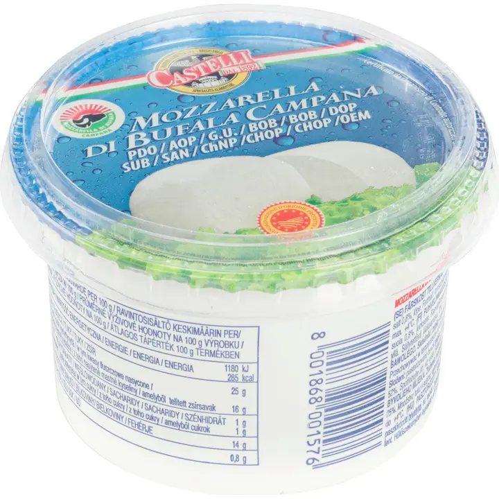 Nuova Castelli mozzarella puhvelinmaito