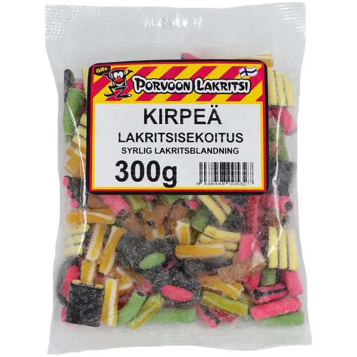 Porvoon Lakritsi Kirpeä lakritsisekoitus 300g