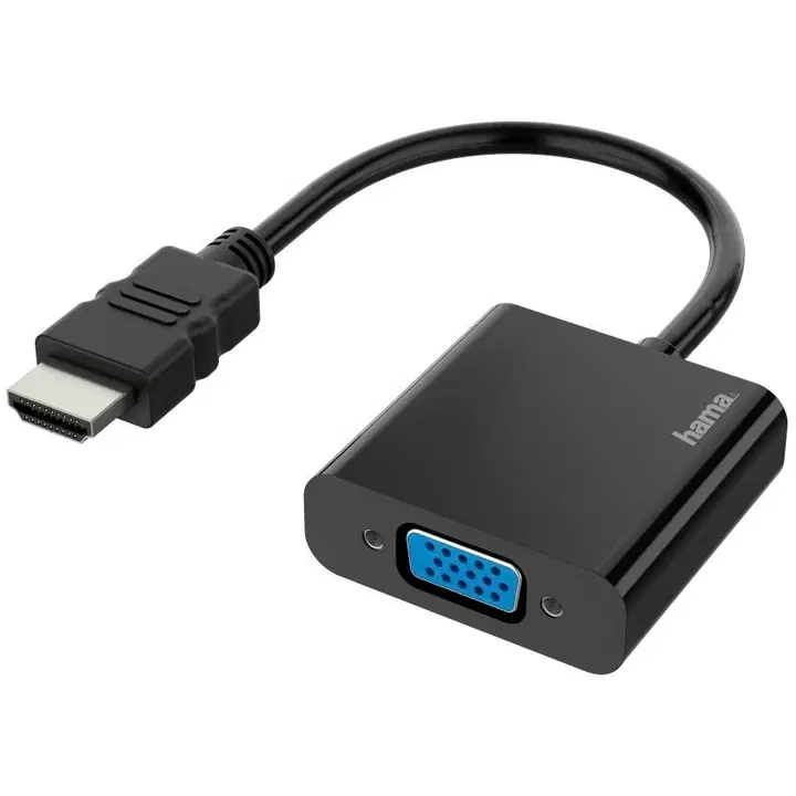 Video-adapter, VGA/Audio - HDMI, 1080p