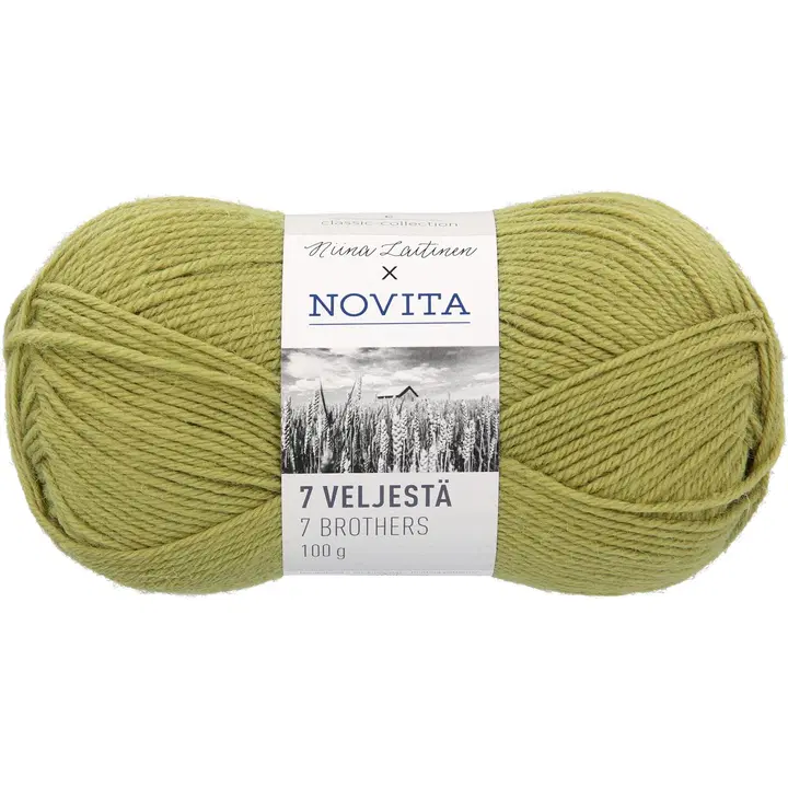 Novita garn 7 Veljestä 100g 330
