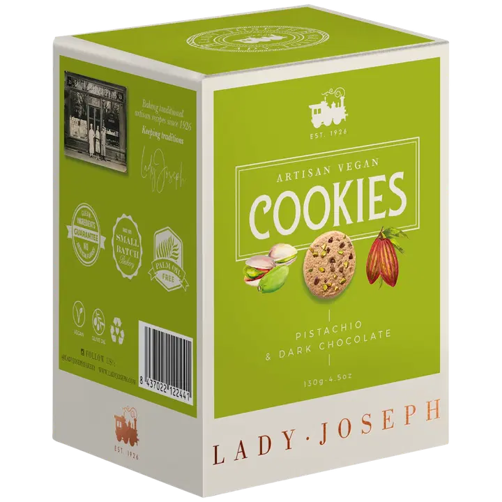 Lady Joseph pistaasi-suklaa keksit 130 g