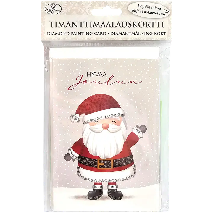 J.K. Primeco timanttimaalauskortti Iloinen pukki 5kpl