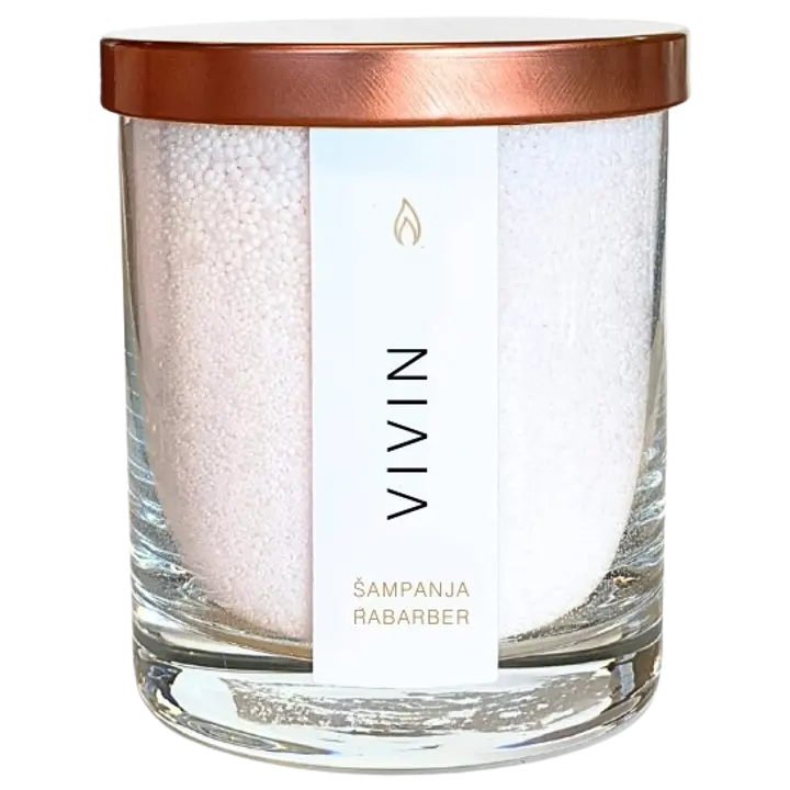 Vivin puuderküünal šampanjaja rabarber 160g