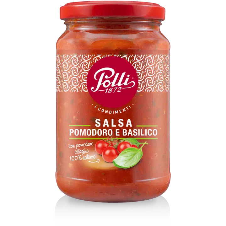 Polli tomati- ja basiilikukaste 350g