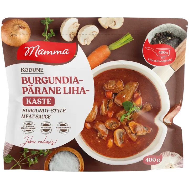 Mamma Burgundiapärane Lihakaste 400G