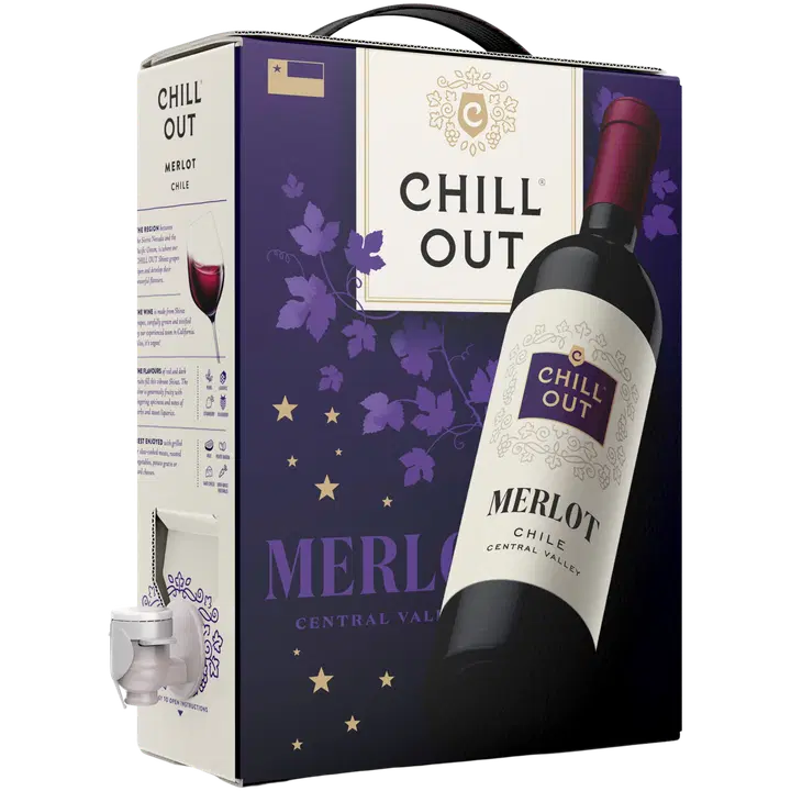 Chill Out Merlot Chile 8 til-% 2L BIB