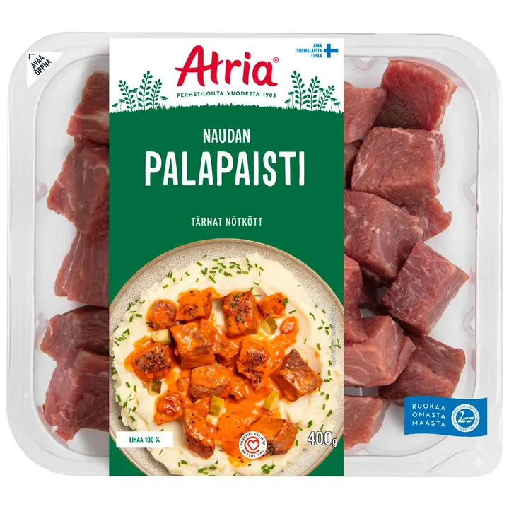 Atria Naudan Palapaisti 400g