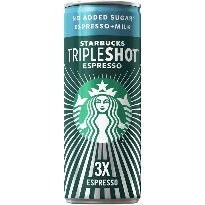 Starbucks Tripleshot Espresso No Added Sugar maitokahvijuoma 300 ml