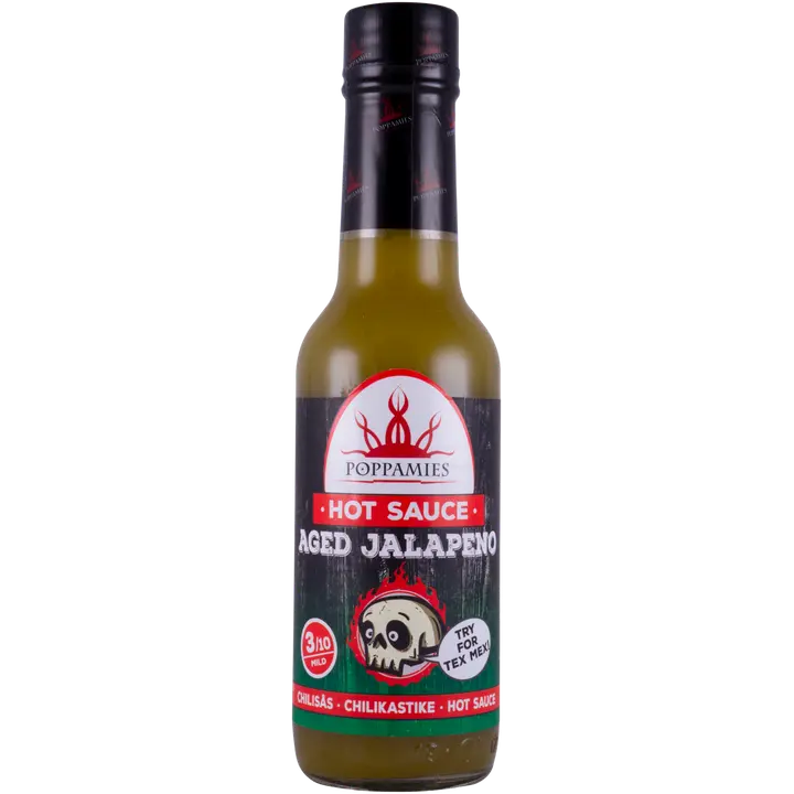Poppamies Hot Sauce Aged Jalapeno chilikastike 150ml