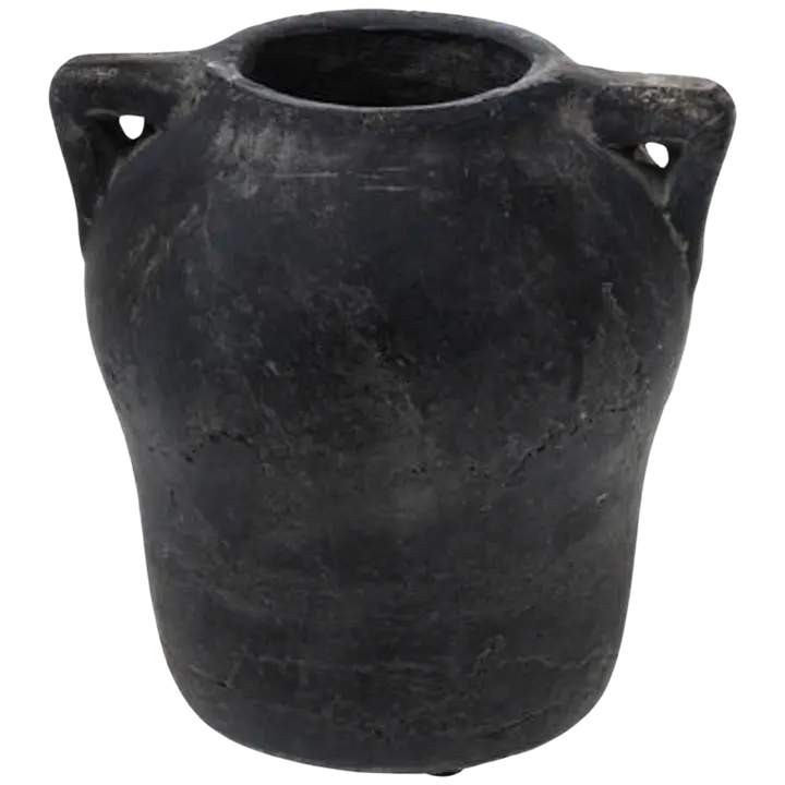 Vaasi 19 cm, must terra