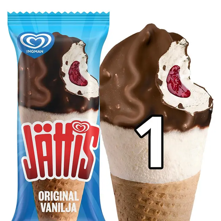 Ingman Jättis Jäätelö Vanilla 195ml/96g