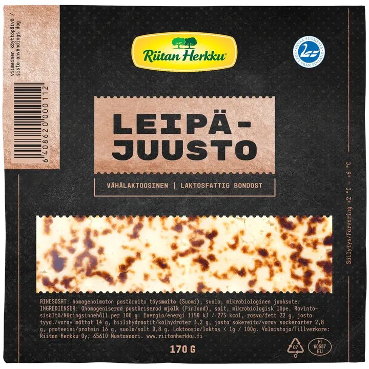 Riitan Herkku Leipäjuusto 170g, VL