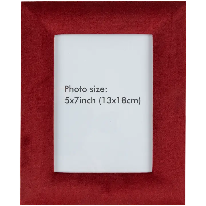 Valokuvakehys Velvet 19,5x24,5 cm, rubiini