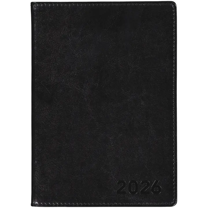 Vuosikalenteri TS Classic A5 2026 musta