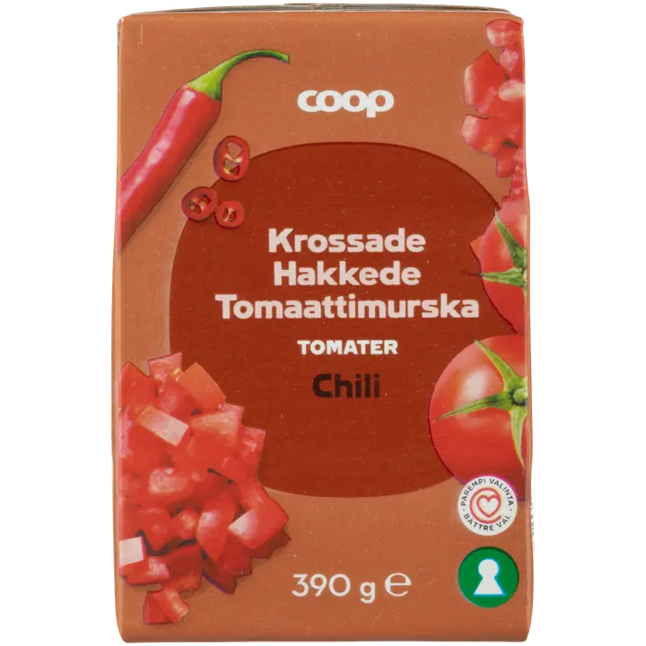Coop tomaattimurska chili 390 g