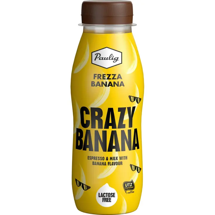 Frezza Crazy Banana 250ml laktoositon maitokahvijuoma banaanin maku
